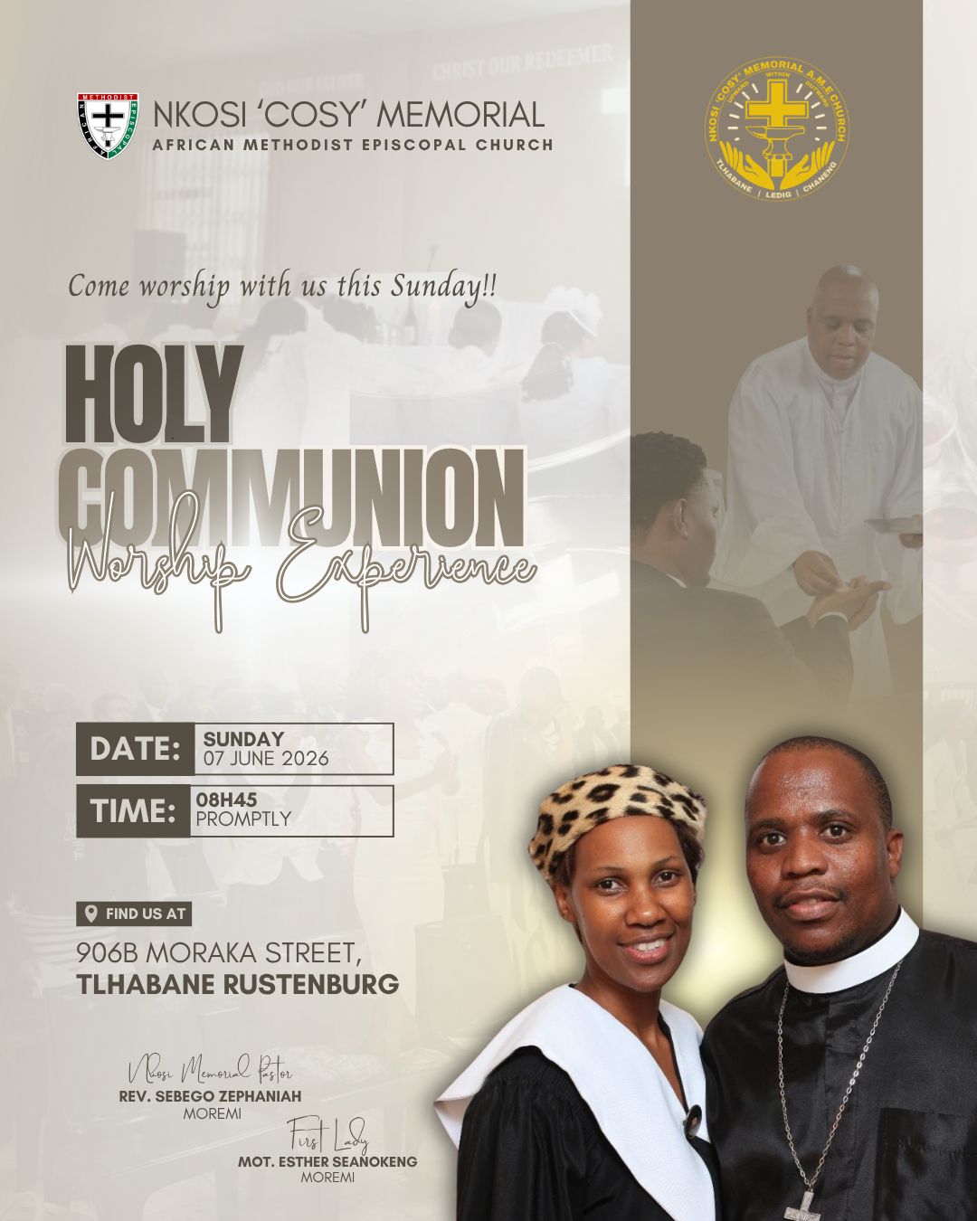 Holy Communion Sunday Worship Experience